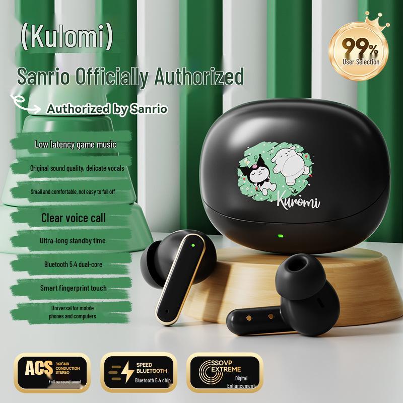 Sanrio Hello Kitty Bluetooth Wireless In-Ear Earphones for Sports & Gaming