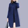 Women's Mid-Length Wool Coat, 2025 Autumn/Winter, Hepburn Style, Slim Fit, Plus Size