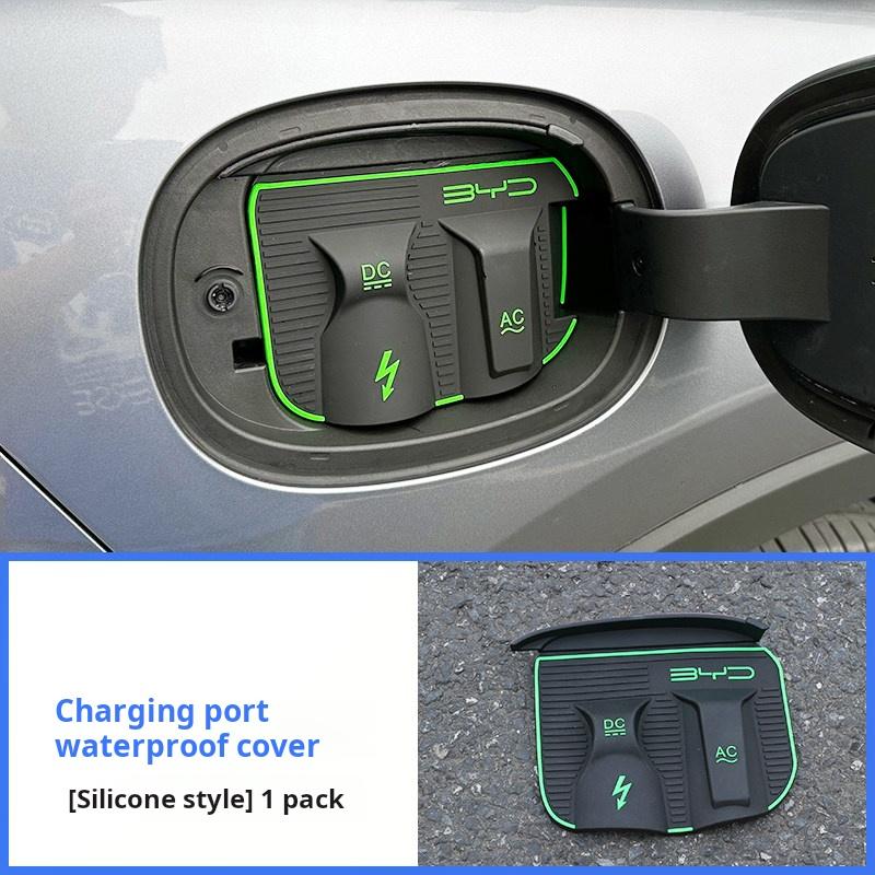 For BYD Sealion 5 DM-i 2025 2026 Car Styling Charging Port Covers Waterproof Silicone Protective Caps Durable Strong Accessories