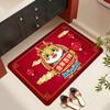 Коврик для ванной Lovely Dragon Year, впитывающий, быстросохнущий, с технологией быстрой сушки, коврик для туалета, нескользящий коврик для ног