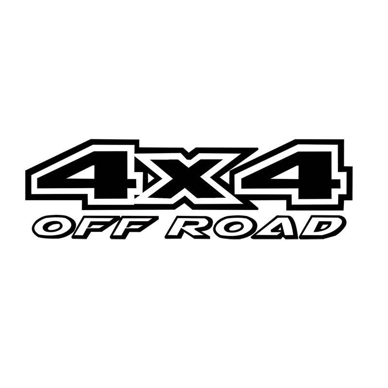 4X4 Off-Road Reflective Stickers for Jeep and Four-Wheel Drive Vehicles - Creative Car Body Decals