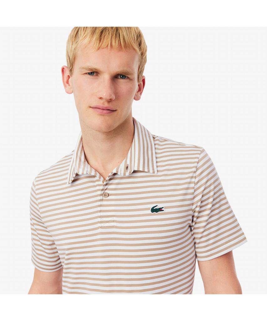 LACOSTE Men'S Golf Striped Short Sleeve Polo Shirt Dh7418-55N 7Ry