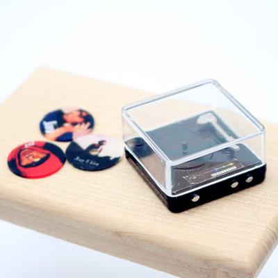 1:12 кукольных миниатюрных CD-плееров, модель с пластинками, кукольный дом, микросцена, декоративный реквизит для детской ролевой игры, игрушка