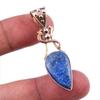 Двухцветный подарочный кулон из натурального лазурита 925 пробы из твердого серебра 1,75 дюйма E8J73