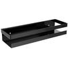 Umi Metal Multi-Purpose Wall Mount Floating Shelf (Small, Black) - 1 Shelf, Modern Style, Rectangular, Wall Mounted Storage Shelves for Kitchen