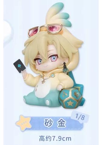 Honkai Star Rail Серия Мужского Общежития Blind Box Q.Вер Милая Мини Мультяшная Фигурка Сандей Дань Хэн Блэйд Авантюрин Подарок-Сюрприз