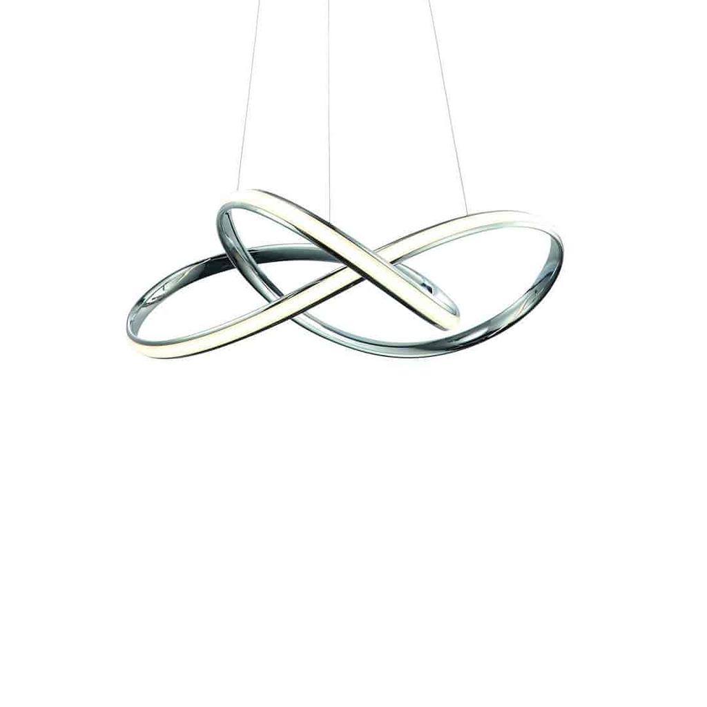 Cappio Chrome 36W Led Pendant Lamp