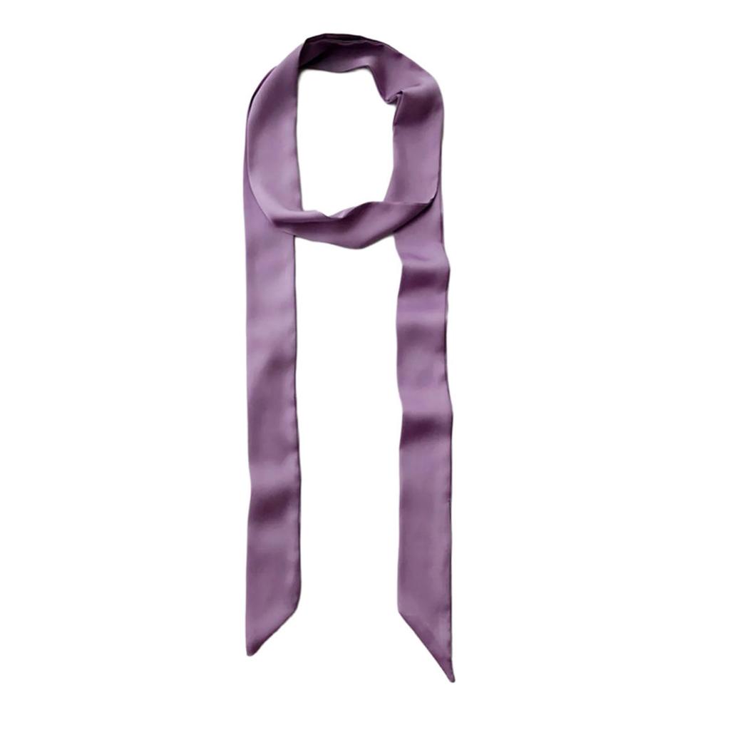 Silk Feeling Scarf for Women Skinny Belt Necktie Neck Scarf Girls Photo Props Neckerchief Skinny Scarf Necktie