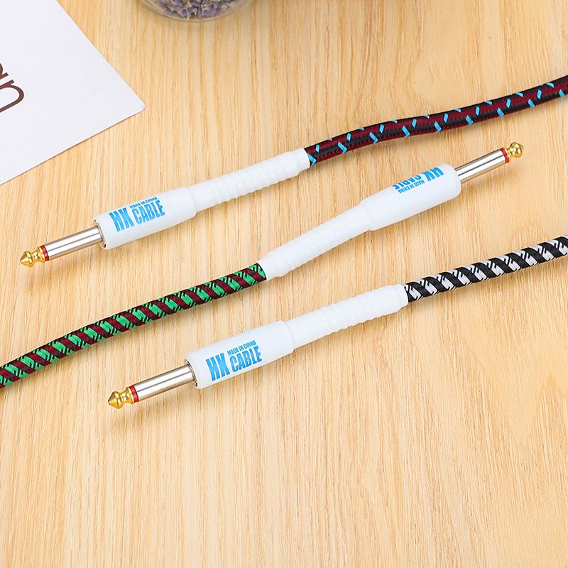 HK Плетеный аудиокабель с шумоподавлением для гитары, бас-гитары и инструментов