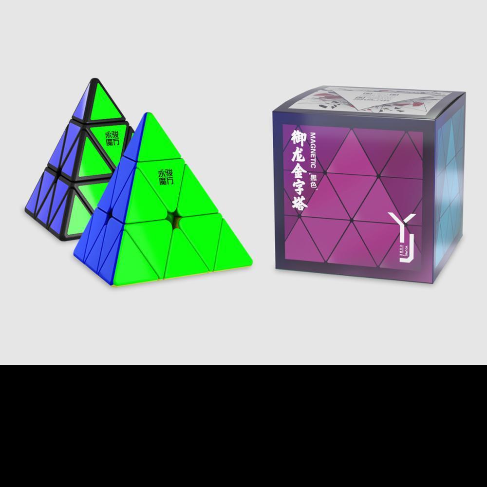 Yongjun YJ Yulong Pyramid 2M Jinzita Магнитный Волшебный Куб Головоломка Профессиональный Треугольник Скорость Cubo Magico Развивающие Игрушки