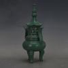 Handmade Liao Ru Kiln Green Glaze Double-Ear Incense Burner - Antique Porcelain Collectible