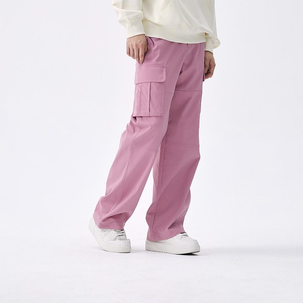 Новая коллекция MLB Preppy Style Basic Брюки повседневные унисекс Boston Red Sox SS25 розовые с принтом по всей поверхности 3AWPV0251-43PKP