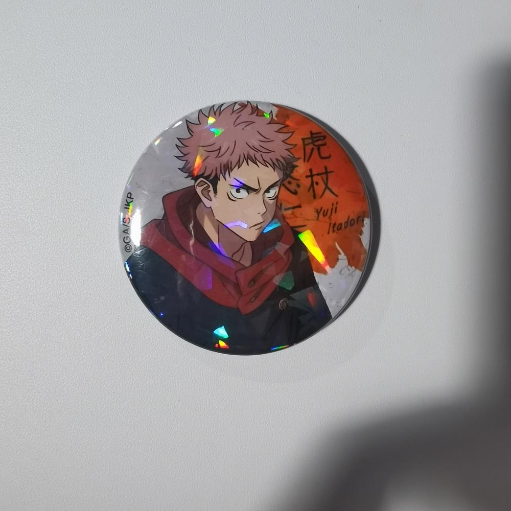 Японский Аниме Jujutsu Kaisen Жестяные Значки-Броши, Значок с Иконкой Персонажа, Ручная Работа, Нагрудный Значок для Рюкзака Одежды