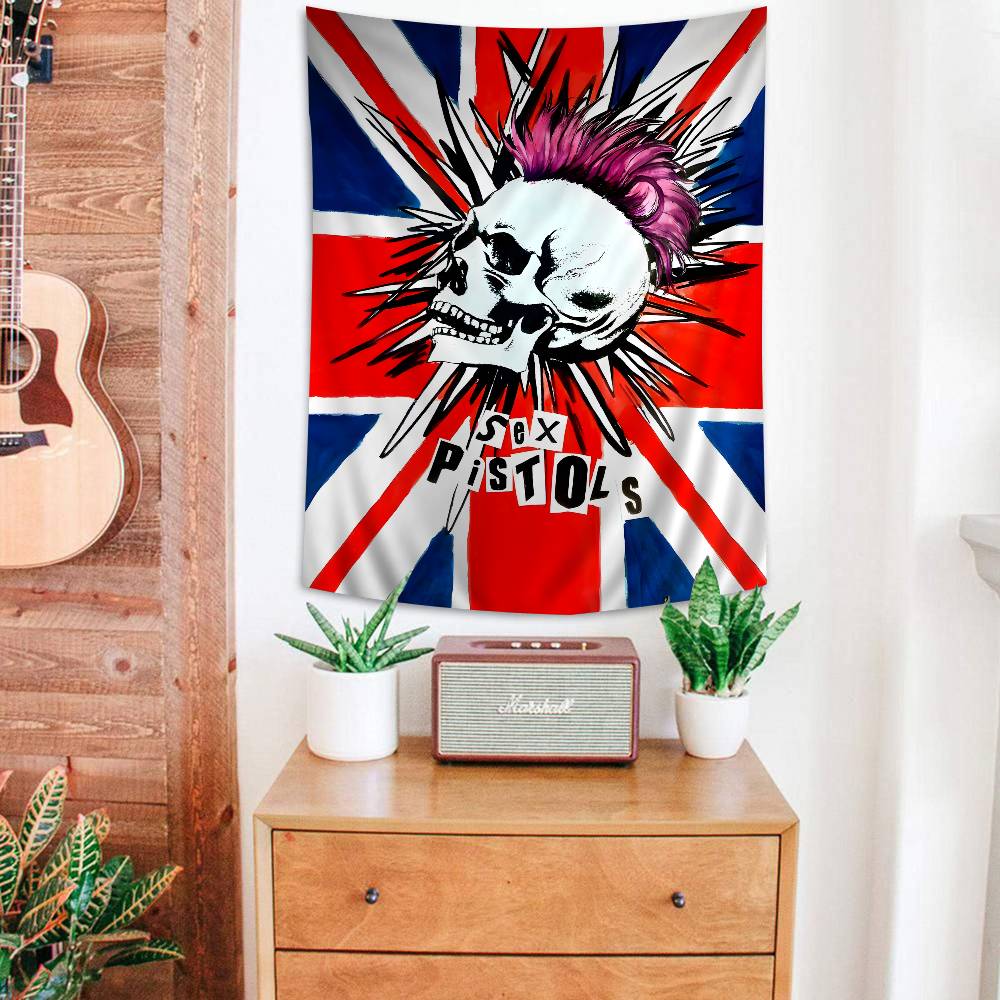 SSex PPistols Rock Band Wall Tapestry Bohemian Wall Tapestries Mandala Wall Hanging Home Decor