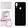 apgo Protective Skin Sticker for the Back Compatible with Umidigi A3 Pro, Wrap Film, Foil, Vinyl - Pattern Matte Black