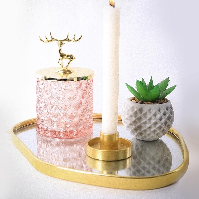 1 шт., в форме картофеля, светильник, роскошное украшение для домашнего стола, золотой скандинавский реквизит для стрельбы, поднос для зеркала