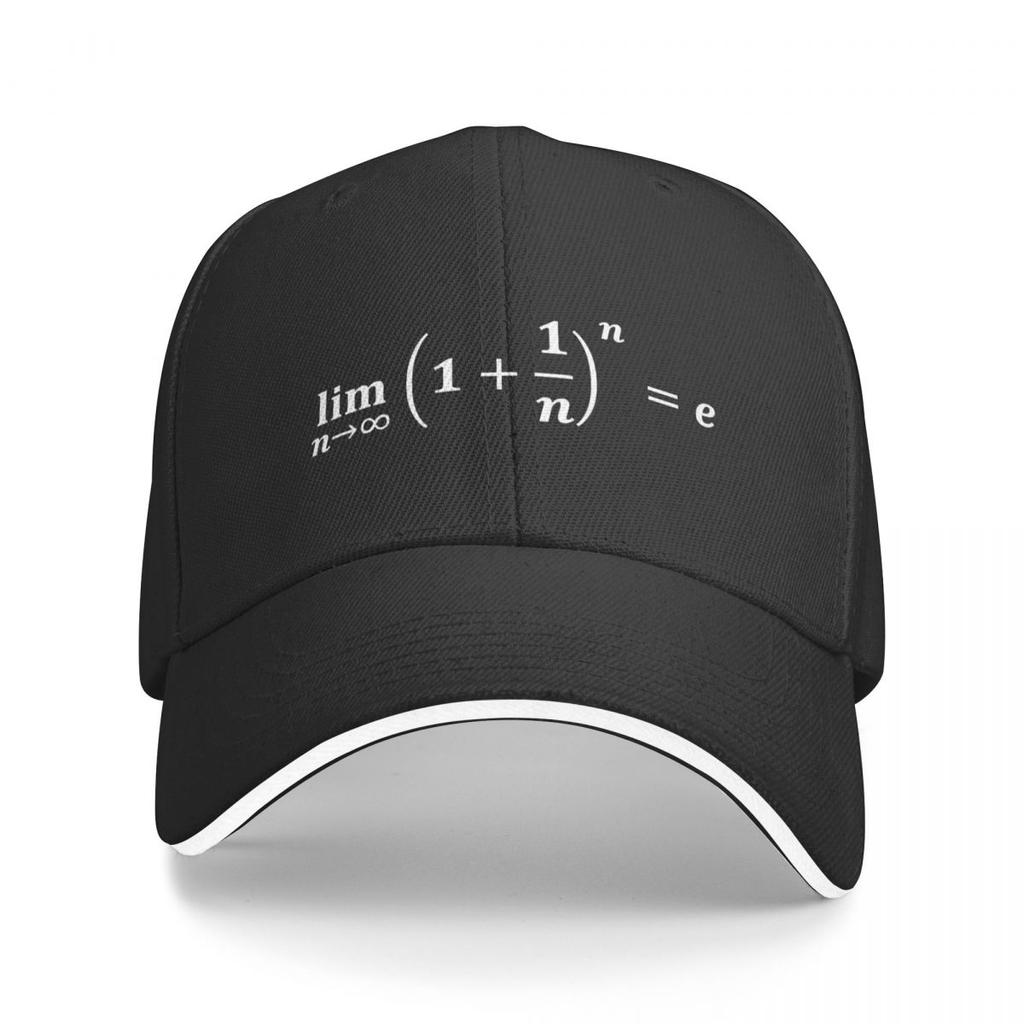 Math Equations: Limit Equals the Exponential E, Calculus and Math Baseball Cap Icon Boy Cap Women'S