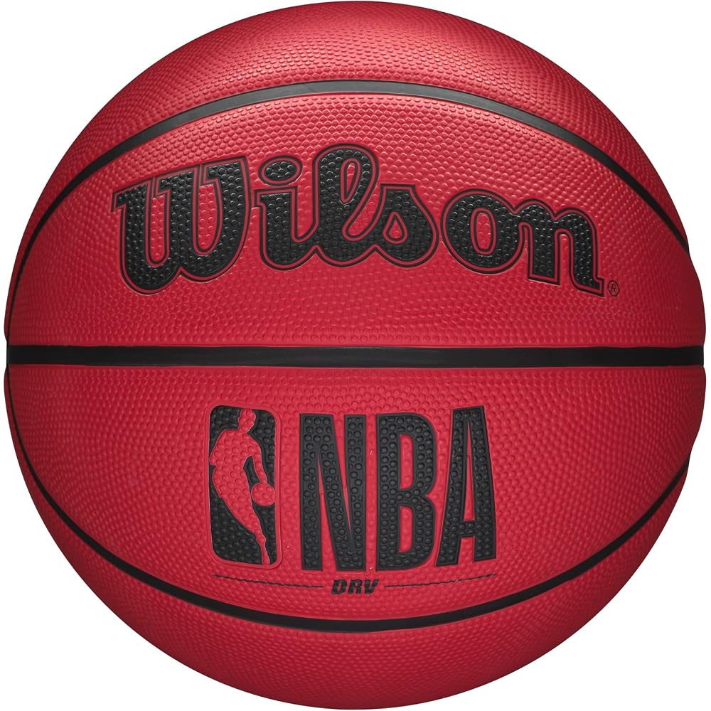 Wilson NBA DRV Уличный баскетбольный мяч Размер 6 Диаметр 23,2 см Красный