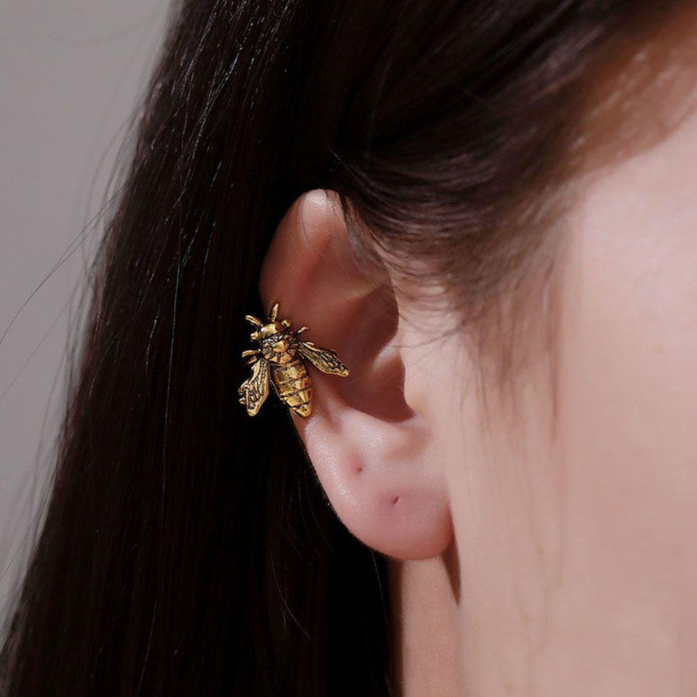 Insect No Piercing Accessories Gifts For Women Stud Earrings Ear Cuffs Jewelry Clip Earrings