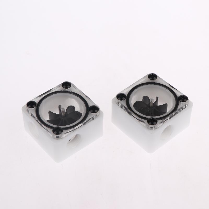G1/4 Thread Water Cooling Flow Meter 2 Way Design Water Meter Indicator Bi Directional Meter Water Cooling System