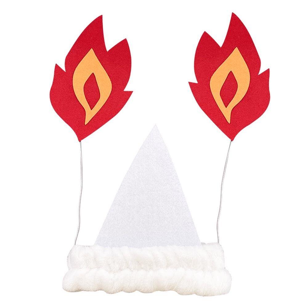 Girls Party Cosplay Fire Plush Women Hairbands Halloween Headband Yuan Xiangqin Hair Hoop Headwear