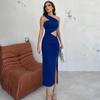 Slim Fit Solid Color Pleated Dress Women Elegant Sleeveless Sexy Party Club Dress Night Out Outfit Club Outfit Dress