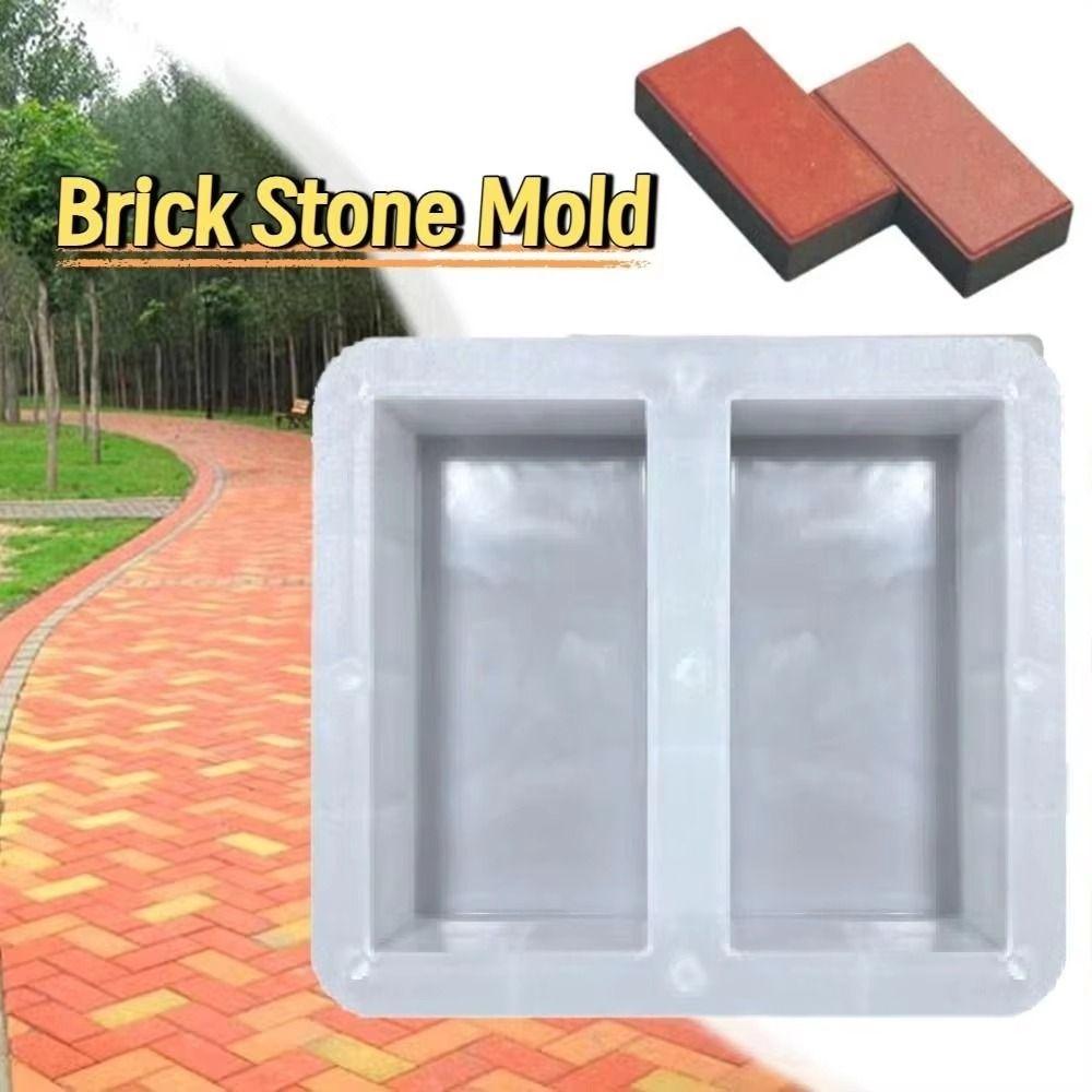 1Pcs Reusable Paving Brick Mould Plastic Walkway Brick Mold For Lawn Patio Yard Garden