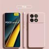 Чехлы для телефонов для Xiaomi Poco X6 Pro PocoX6 Pro 5G Ударопрочный матовый чехол для Xiaomi Poco X6 Pro X6 5G Защита камеры Мягкий чехол