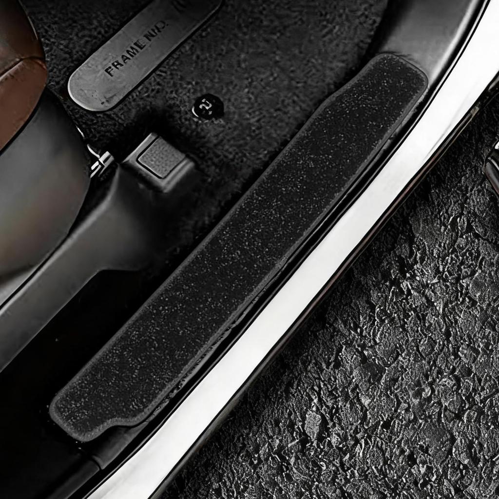 LUCKEASY Side Step Mats for Toyota New 90 Series January 2022 Set of These Side Door Mats Are and These Black Car Interior Accessories Are Perfect for