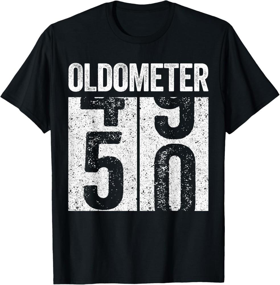 Oldometer 50 Shirt Men Women 50th Birthday T-Shirt Unisex T-Shirt