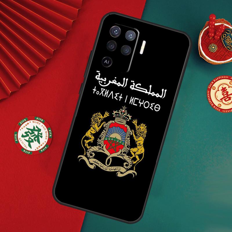 Morocco Flag Passport Case For Oppo A78 A98 A58 A38 A18 A54 A74 A94 A80 A60 A40 A96 A76 A16 A15 A17 A57 A5 A6 Pro