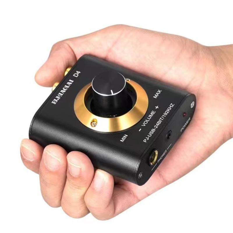 Аудио Декодеры Внешняя Звуковая Карта Для Hi-Fi Музыки Регулятор Громкости USB Plug and Play Совместимость с Настольными Компьютерами и Ноутбуками