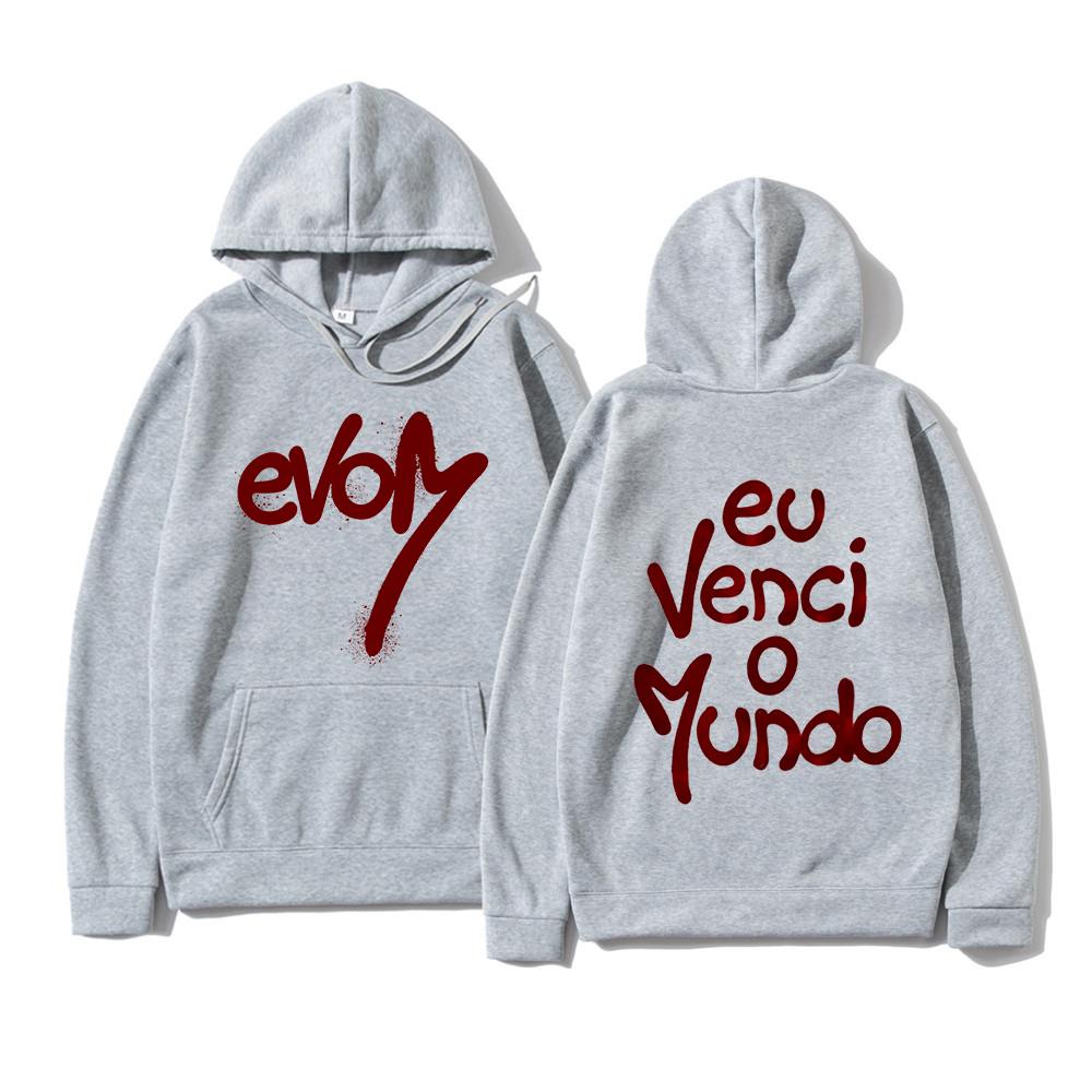 Худи для рэпера Veigh EVOM Tour 2025 Новая мода Мужские/женские Худи Харадзюку Зимняя одежда Пуловер Толстовка Винтажный