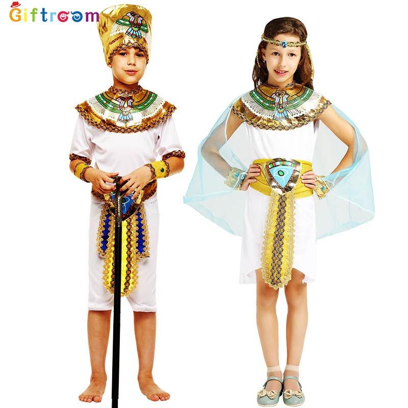 Halloween Children's Costumes Girls' Party Show Cleopatra Clothes