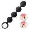 Силиконовые анальные бусы анальная пробка для начинающих мягкие анальные шарики эротические секс-игрушки для мужчин и женщин стоппер расширитель ануса секс-шоп