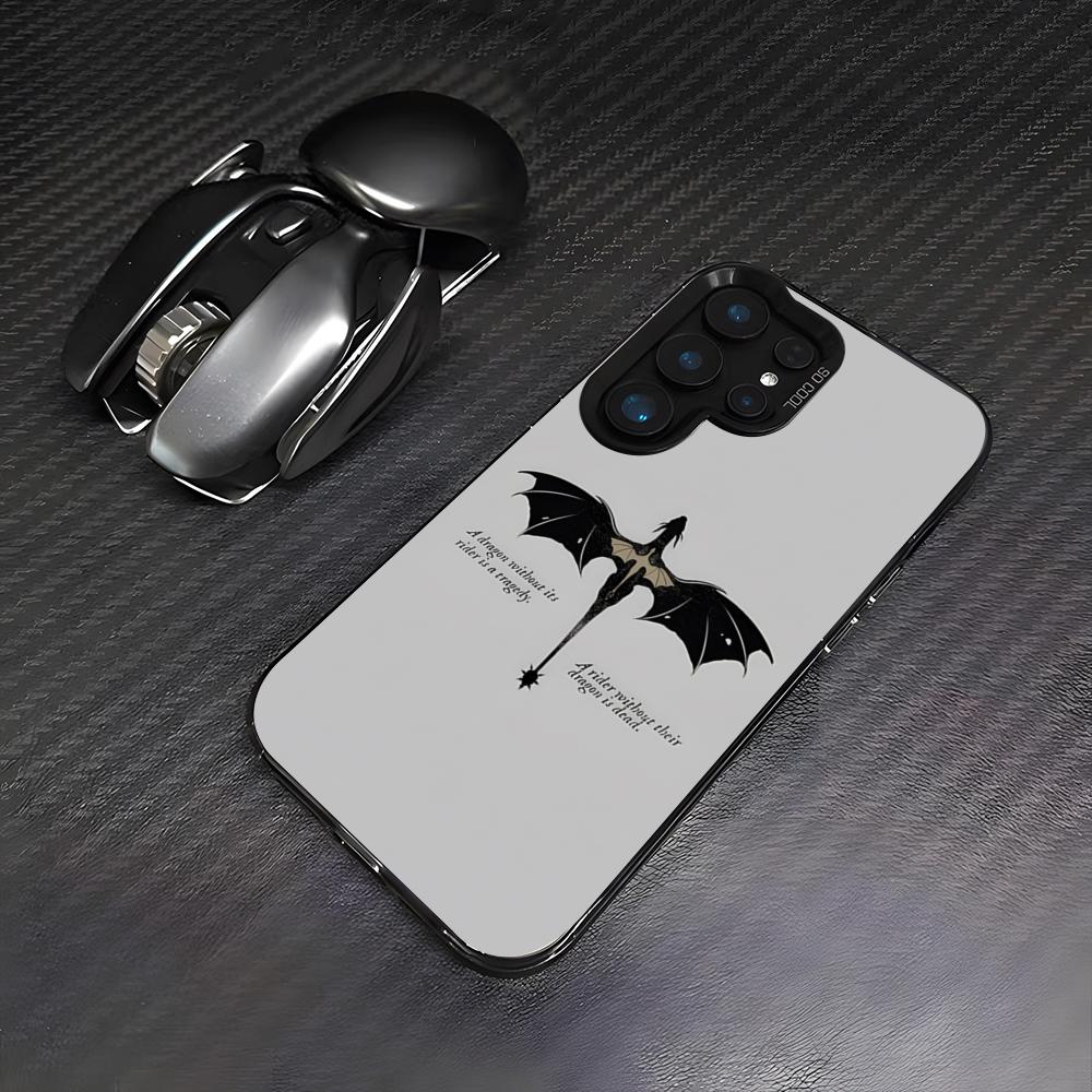 Fourth Wing Dragon Phone Case For Samsung A25 A33 5G A54 A36 A35 A56 A52 A14 Shockproof Colorful Cover