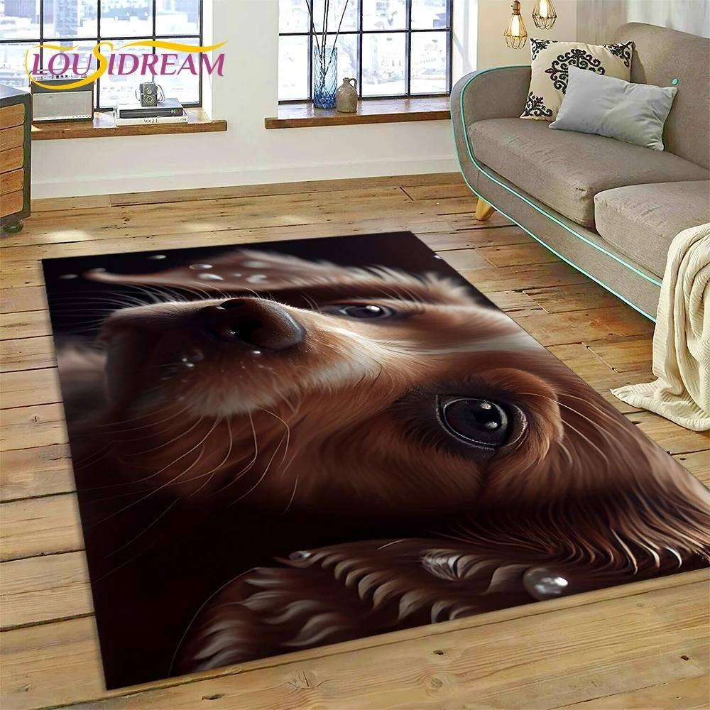 Милая собака Самоед, Чихуахуа, Хаски, Коки Мультяшный Ковер Коврик для Спальни Гостиной Дома Украшение Дивана, Детский Большой Декор Напольный Коврик