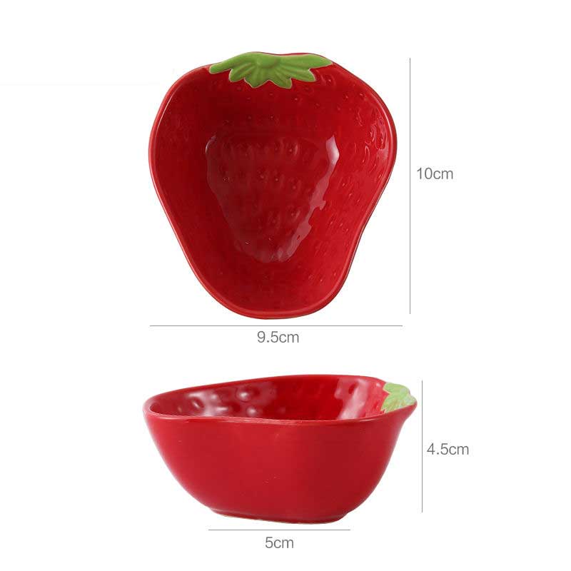 Мультяшная керамическая маленькая тарелка для приправ, милая домашняя тарелка для закусок, уксус, соевый соус, фруктовая холодная овощная миска