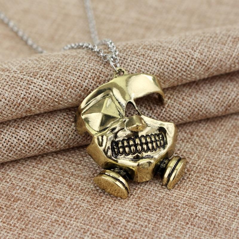 Аниме Токийский Гуль Ожерелье для женщин мужчин Канеки Кен Косплей Унисекс Сплав Подвеска Чокер украшения Аксессуары Реквизит Подарки для фанатов