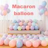 12 шт./уп. 10-дюймовые латексные шары-макаронс с утолщением 2,2 г, шары конфетных цветов для свадьбы, вечеринки по случаю дня рождения, витрины магазина, занавеса, выпускного вечера