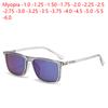 Myopia Transparent Color 6 In 1 Square Frame Polarized Optical Magnetic Sunglasses Clip On Magnet Prescription Custom Glasses