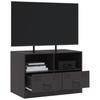 Vidaxl Szafka Pod Telewizor, Czarna, 67X39X44 Cm, Stalowa