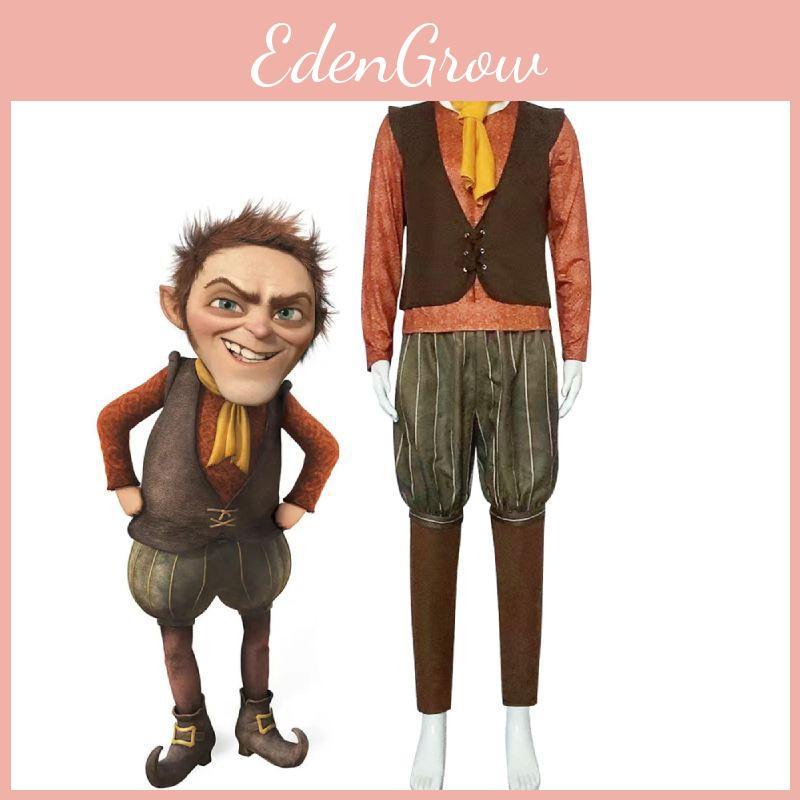 Высококачественный полиэстеровый костюм Шрека 4 гнома, идеально подходящий для ролевых игр на Хэллоуин