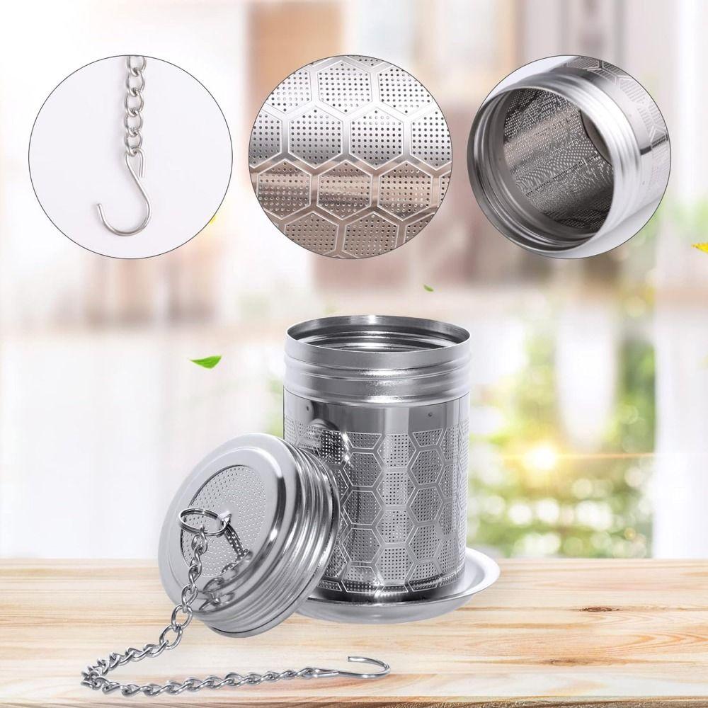 Extra Fine Mesh Loose Tea Infuser Drip Trays Tea Diffuser Filter Tea Steeper Loose Tea