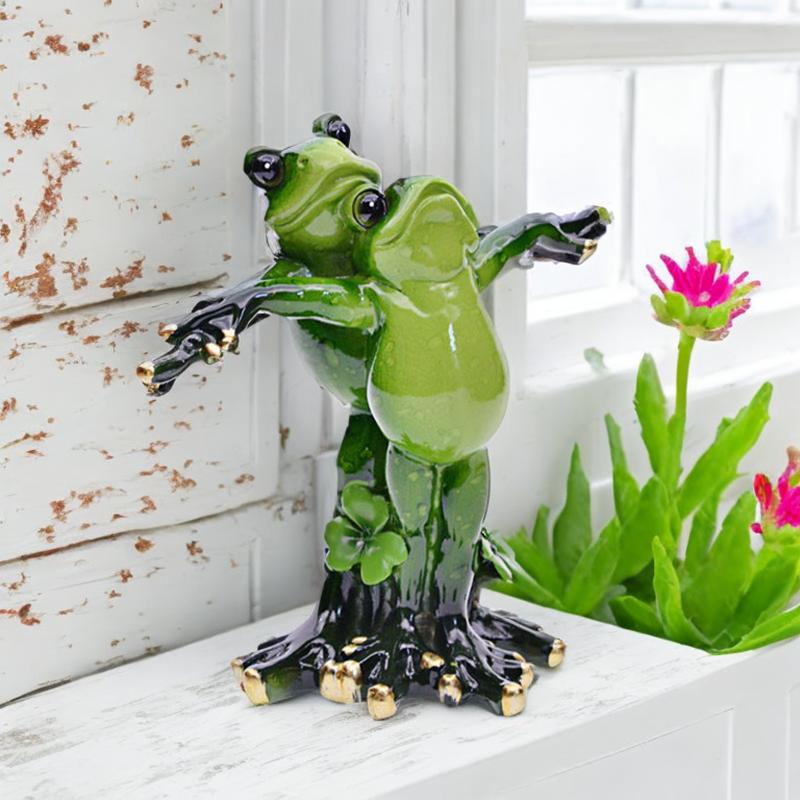 Статуя лягушек любителей Титаника для домашнего декора, стол для комнаты Hoom, декоративные скульптуры и статуэтки