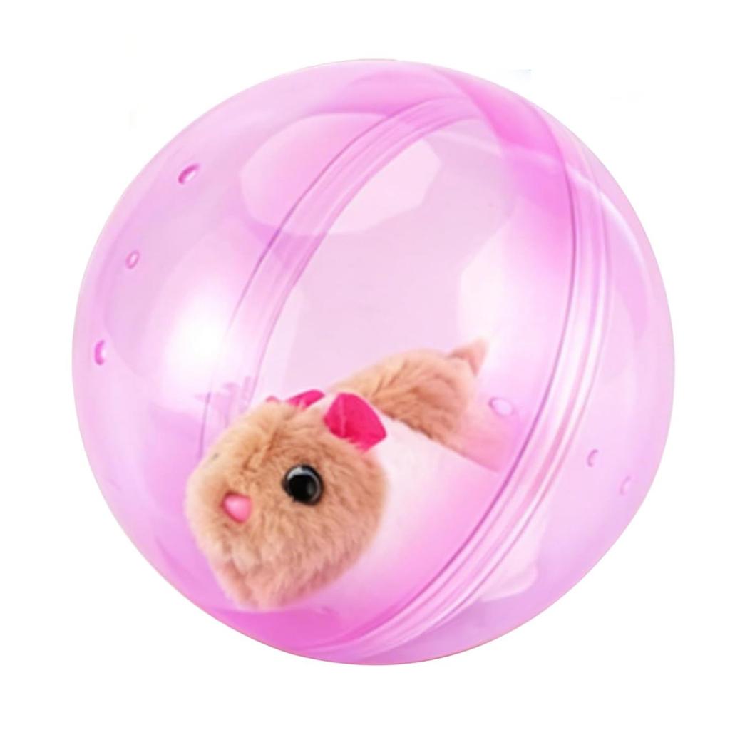 Self-Rolling Interactive Cat Ball Animal Rolling Balls Realistic Animal Automatic Moving Rolling Cat Ball for Smart Cat Toy