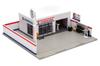 Tomicarama Vintage Scale 05a Tire Shop Miniature Car ABS Finished Product 1/64 (Yokohama Tire) Accessories, Resin,