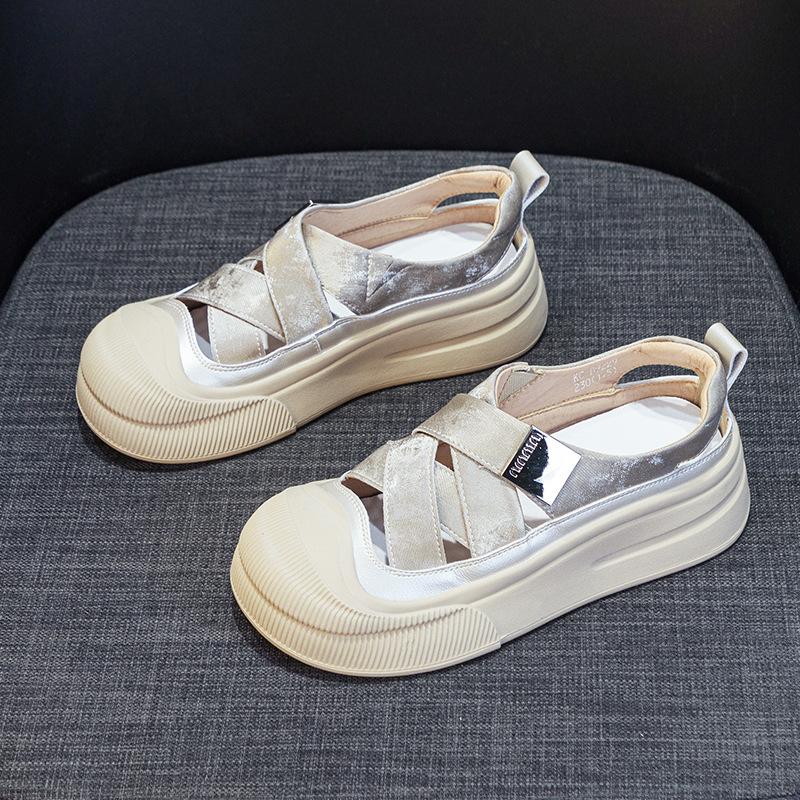 Поп-туфли повседневные модные сандалии с толстой подошвой