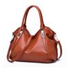 Fashion Soft Leather Handbag Large Capacity Tote Bag Minimalist Shoulder Crossbody Bag for Women
