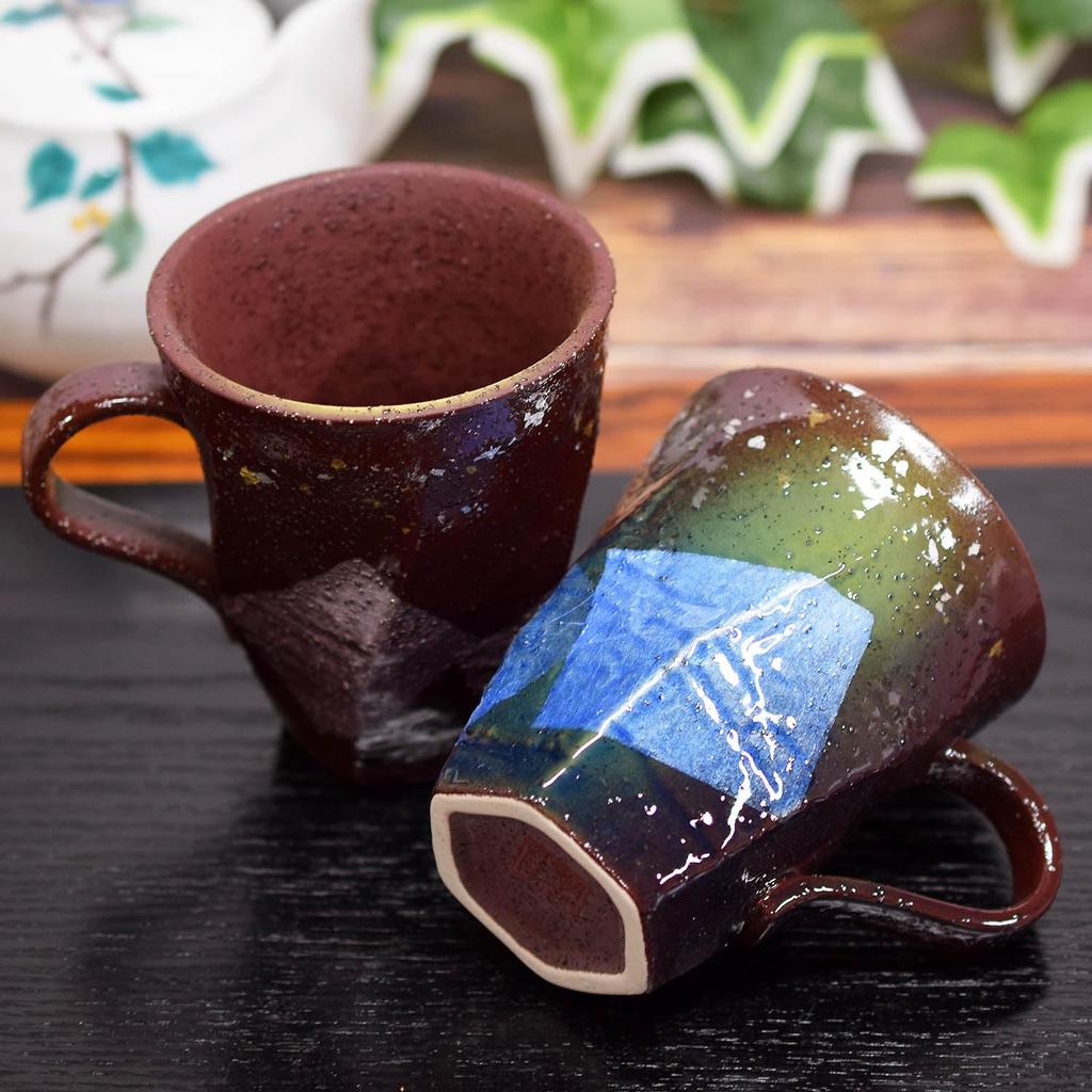 Waza no Kura Стильный набор пар кружек Kutani Ware Ginsai Gold and Silver Chirashi Pottery Luxury Brand Tableware